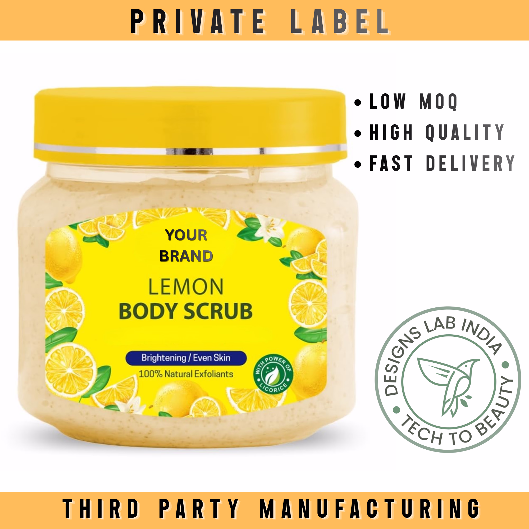 Lemon Face & Body Scrub